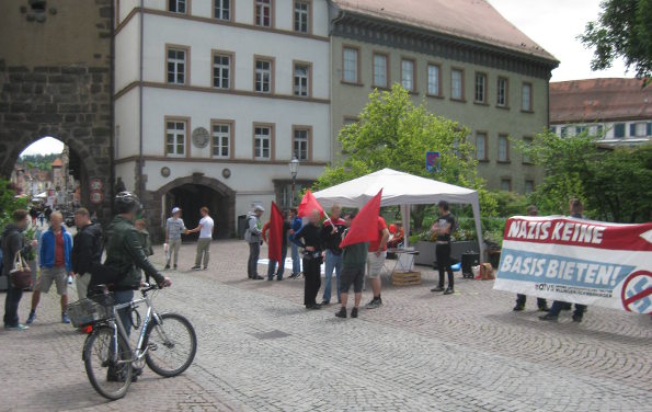 Kundgebung vor dem Riettor