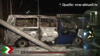 Autos des Essener Ausländeramtes in Flammen - Brandstiftung? 3