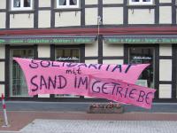 'Sand im Getriebe' Solidaritätsaktion in Lüchow/ Dannenberg (Wendland)     4