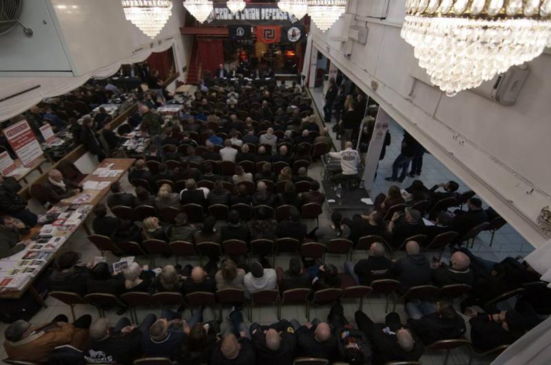 Auditorium, National-revolutionärer Europa-Kongress in Paris