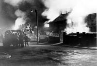 1969 POGROM: Loyalist mobs burning nationalist homes in Bombay Street  
