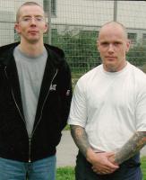 Gemeinsam inhaf­tiert: Hen­drik Möbus und Chris­tian Schön­dorfer (2006)