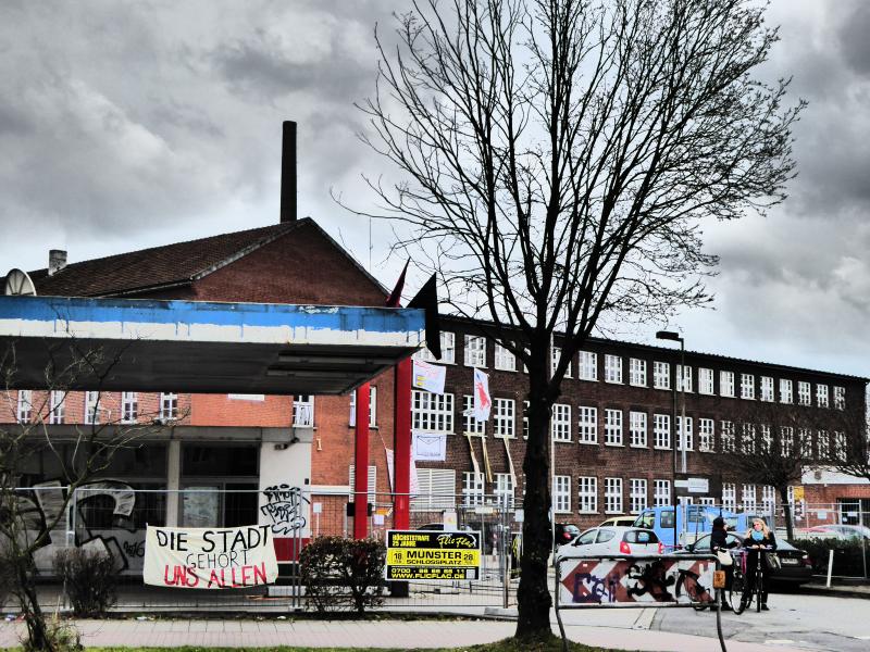 Besetzte Alte Post in Münster