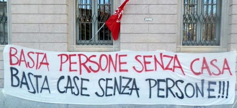 basta persone senza casa, basta casa senza persone