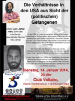 Flyer für den 14. Januar im Club Voltaire