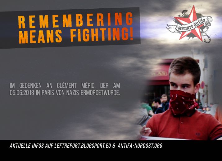 Remembering means fighting Flyer