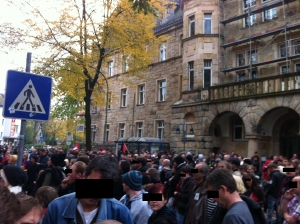 Demo gegen Nazis in Bochum- Langendreer im Herbst 2011