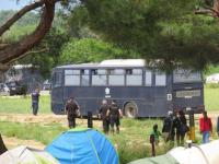 Eviction of Idomeni Camp 14