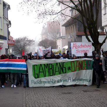 Demonstration: Gambians in Danger