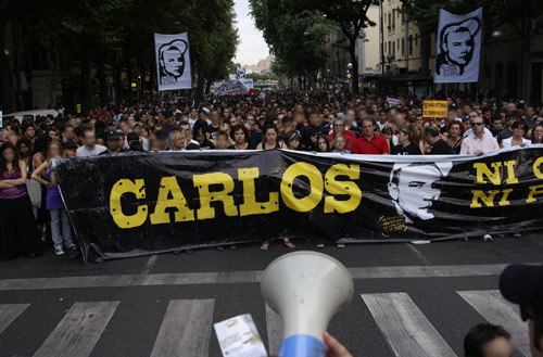 Demo vom 12.9.2009 in Madrid