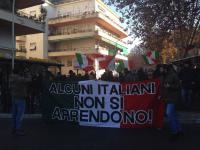 Kundgebung von CasaPound Italia für Simone di Stefano am 16.12.2013 auf der Piazzale Clodio in Rom