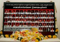 The portraits of the school girls and staff killed in the SLAF bombing