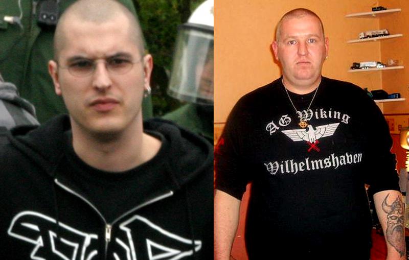 Auch „Hammerskin“ Sebastian Kahlmann und Kameradschafts-Nazi Thomas Hiebenga (ehem. „Freie Bewegung Section Baden“) zählen zu Berlinghofs Umfeld