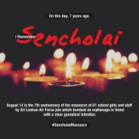 7. Jahrestag des Massakers an 61 tamilischen Schulmädchen in Sri Lanka !