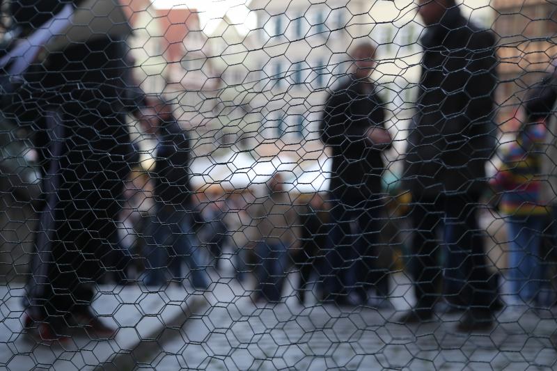 Der Blick auf den gelobten Weihnachtmarkt, welcher so vielen verwehrt bleiben soll