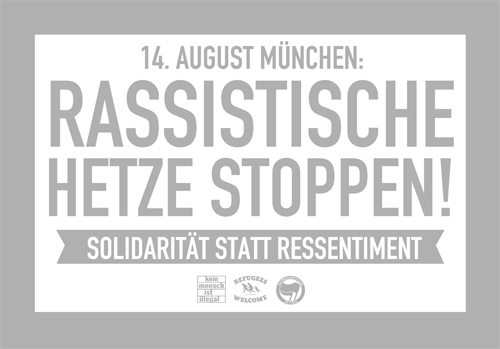 Rassistische Hetze stoppen