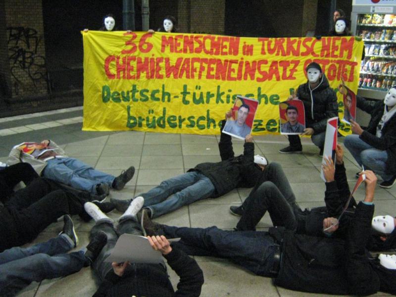 Aktionen in den U Bahnhöfen