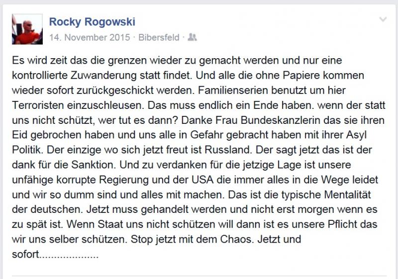 juergen rogowski fordert grenzschließung 2