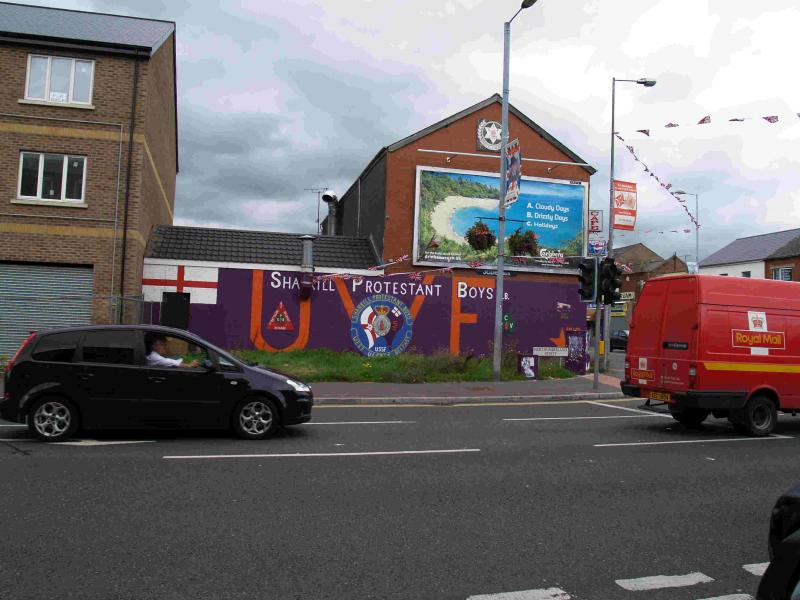 An der "protestantischen" Shankill Road