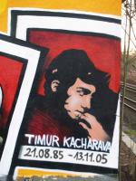 Graffito "uno di noi"- Timur Kacharava