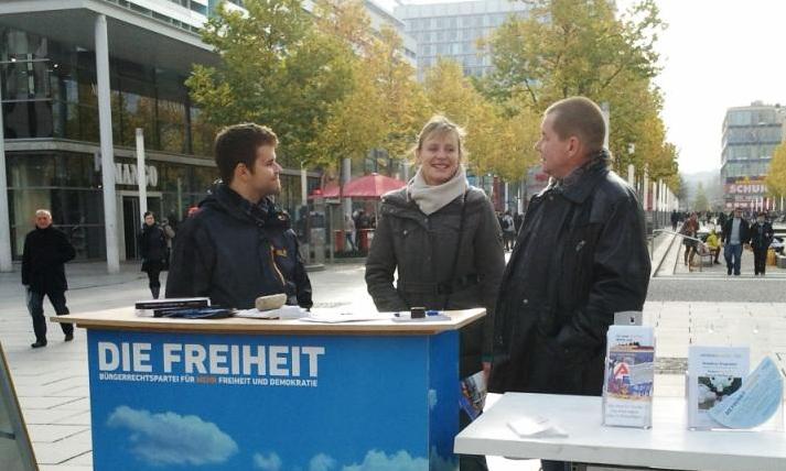 Die Freiheit - Stand in Dresden