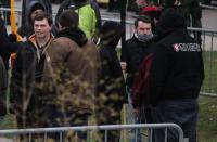 Fiedler (2.v.r) am 23.3.2013 auf der Nazi-Kundgebung in Sinsheim