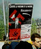 29. März 1997 Strassbourg VIII Demonstration gegen den FN (Foto: Antifa, die kleinen Strolche)