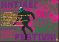 Plakat für das Antirep-Festival im Sedel in Luzern vom 15.08 - 17.08.2014