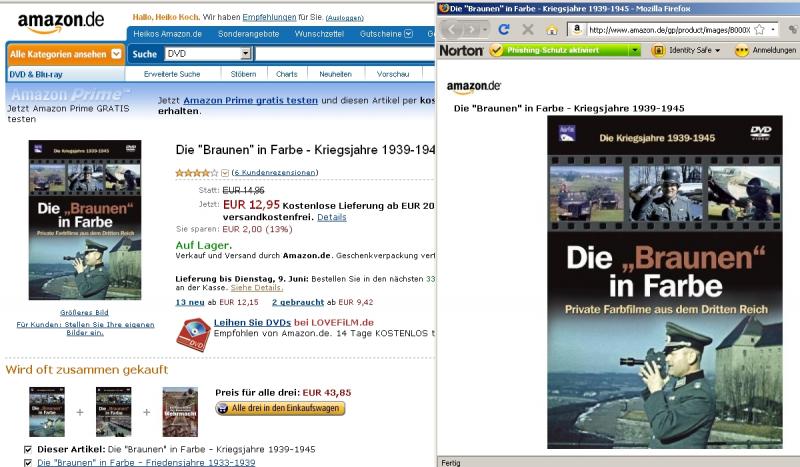 screenshot von amazon - polarfilm