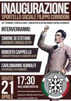 Einweihung des CasaPound Sitz Sportello Sociale Filippo Corridoni in Rom- 21.04.2016