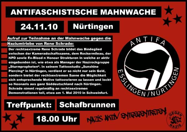 Flyer Mahnwache