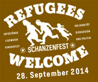 Refugees Welcome Schanzenfest am 28.09.2014