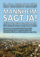 Mannheim sagt JA-Plakat