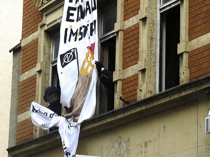 Hausbesetzung in der Jenaer Neugasse 17