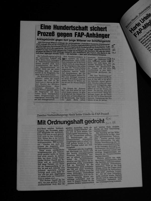 Pressausschnitte FAP (Azzoncao-Archiv)