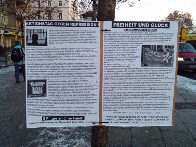 Aktionstag gegen staatliche Repression - 1