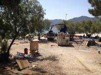 Eviction of the No Border Camp on Lesvos 4