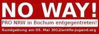 PRO NRW in Bochum entgegentreten
