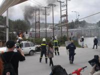 Riots in the detention center of Moria - 1