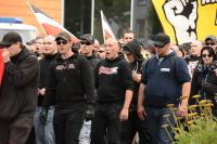 Sascha Teichmann aus Deizisau beim Naziaufmarsch in Dortmund am 31.08.2013