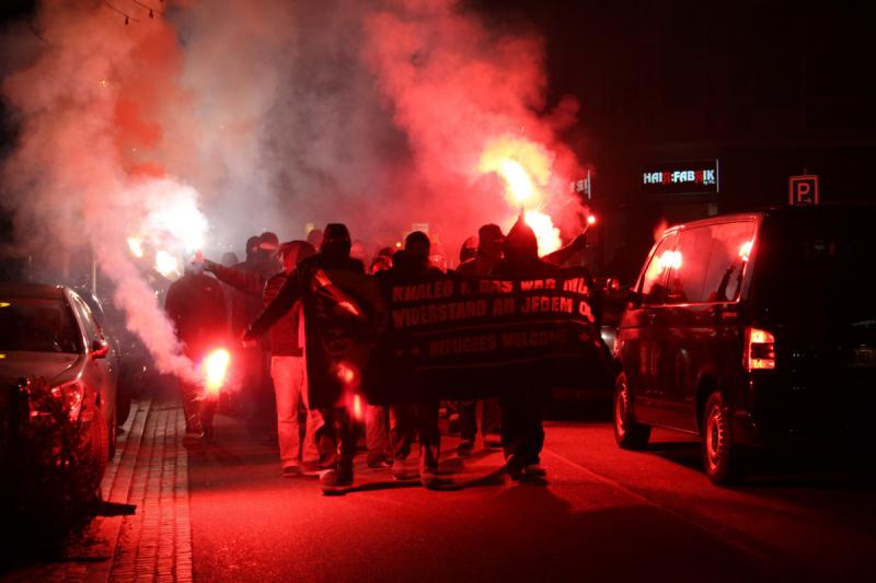 Demo in der Neustadt - Quelle: Dissidentimages