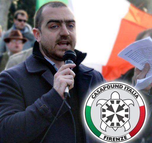 Saverio di Giulio (CasaPound Italia Florenz und Sol.Id)