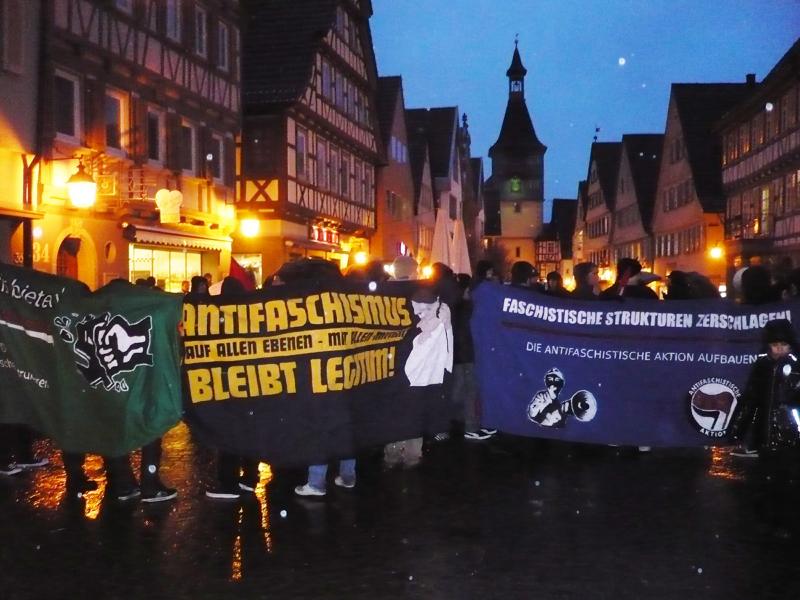 Kundgebung am Marktplatz