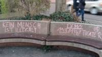Antirassistische Straßenkreideaktion in Mainz (1)