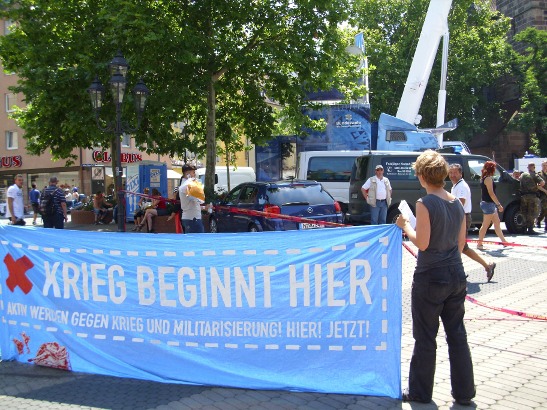 Krieg beginnt hier