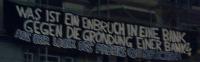 Was ist ein Einbruch in eine Bank gegen die Gründung einer Bank?