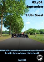 AfD-Landeswahlversammlung am 03.09.2016 in Soest verhindern!