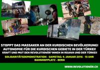 Stoppt den Krieg gegen die kurdische Bevölkerung in der Türkei! – Solidarität mit den Revolutionär*innen in Rojava und der Türkei!