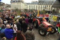 Kundgebung auf dem Place de la Mairie