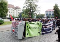 Antifa-Demo in Hoyerswerda 2011